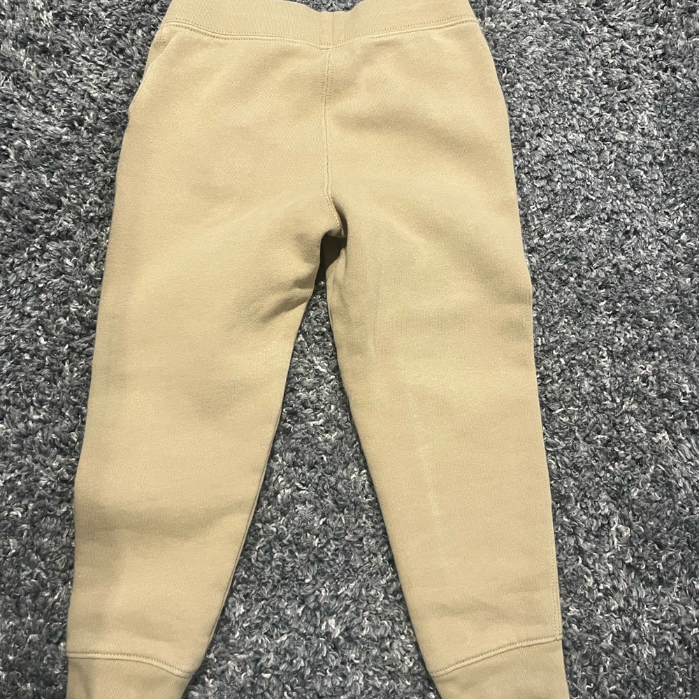 Polo by Ralph Lauren Boys Tan Sweatshirt Hoodie Joggers Set Sz 5 - Picture 6 of 6